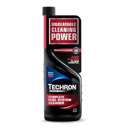 Chevron Techron Concentrate Plus Fuel System Cleaner 12 Fl Oz (355 ml) | Restores Lost Power & Fuel Economy thumbnail 1