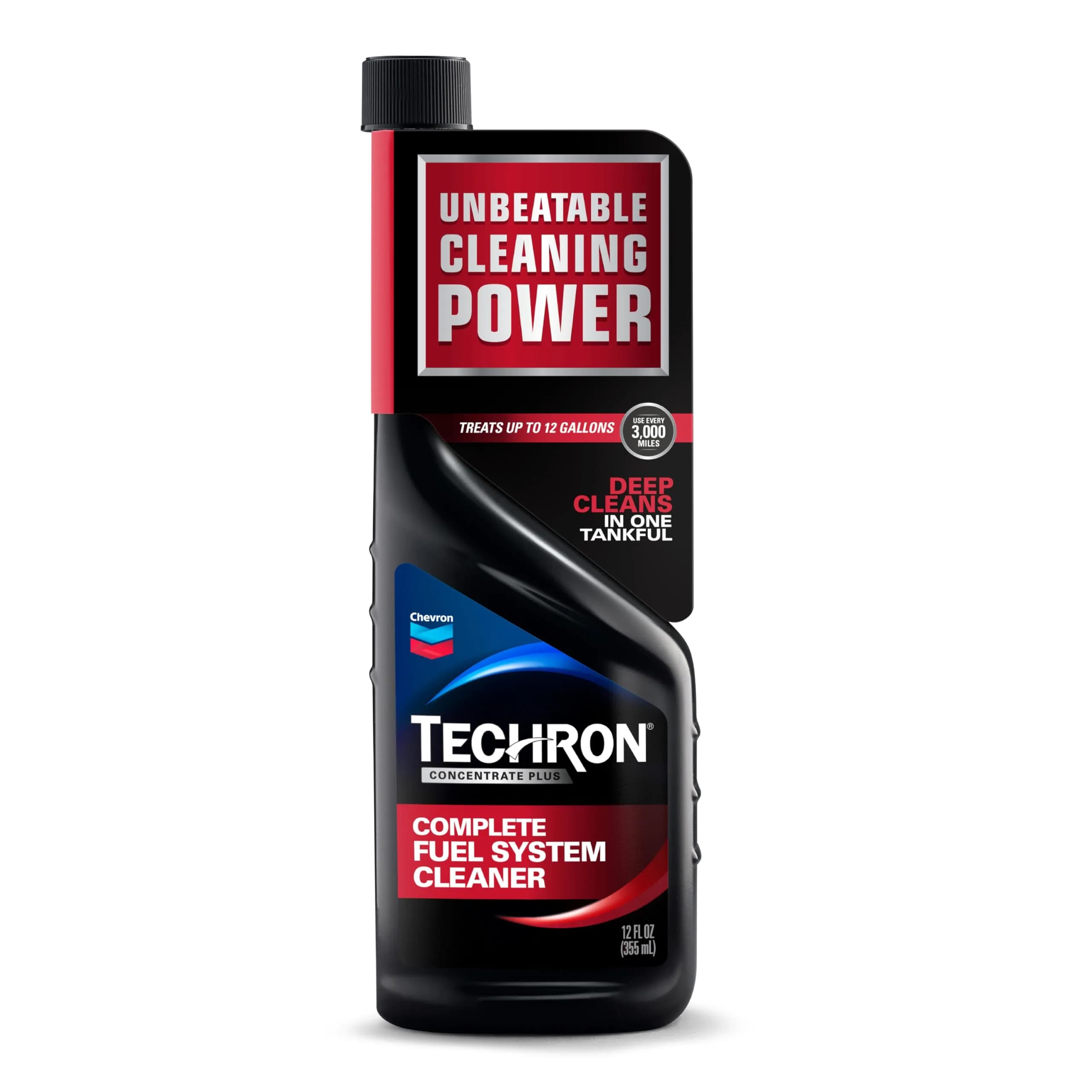 Chevron Techron Concentrate Plus Complete Fuel System Cleaner - 12 Fl Oz (Pack of 1) - main product image