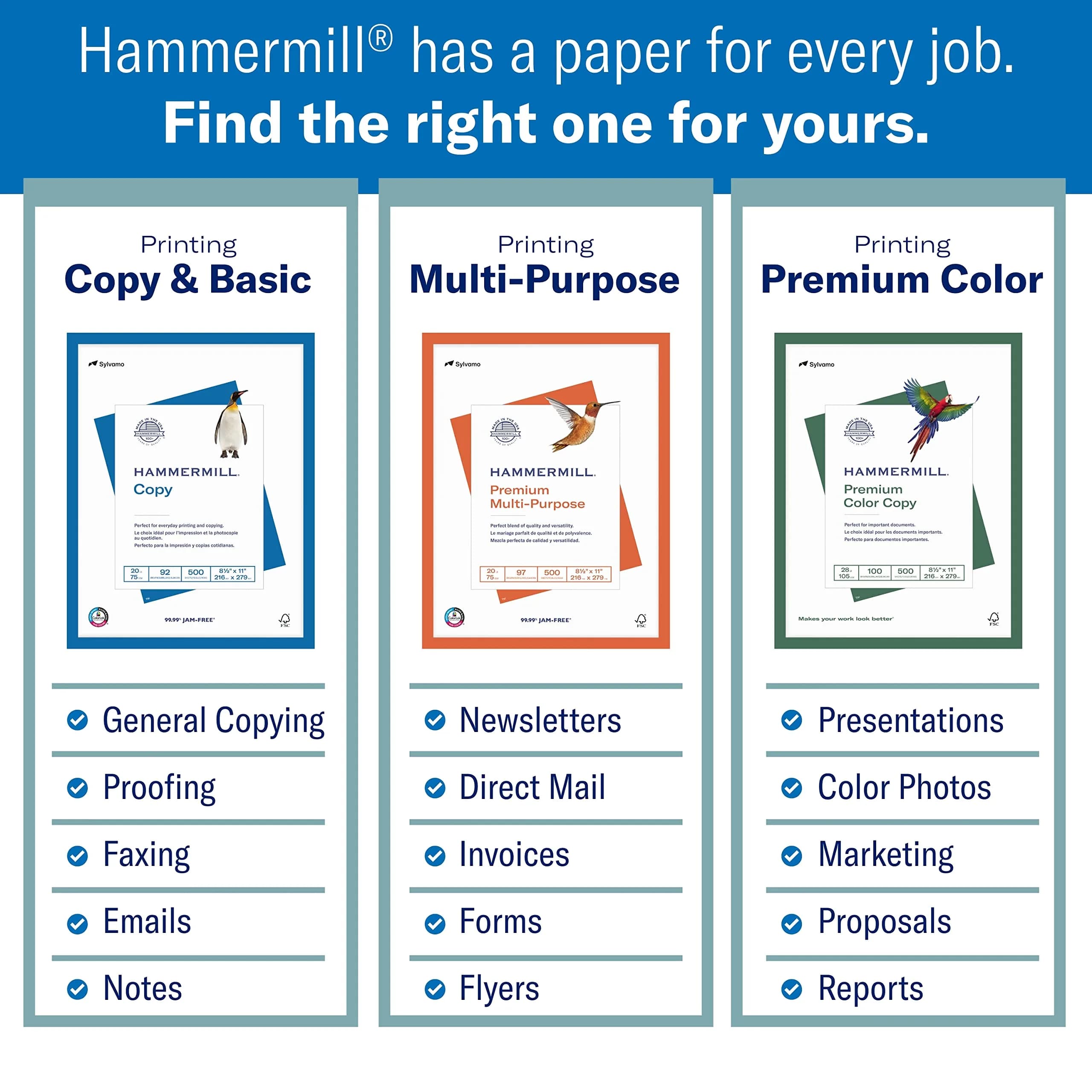 Hammermill Pink 20lb Colored Printer Paper, Legal 8.5 x 14, 500 Sheets | Jam-Free Guarantee - view 4