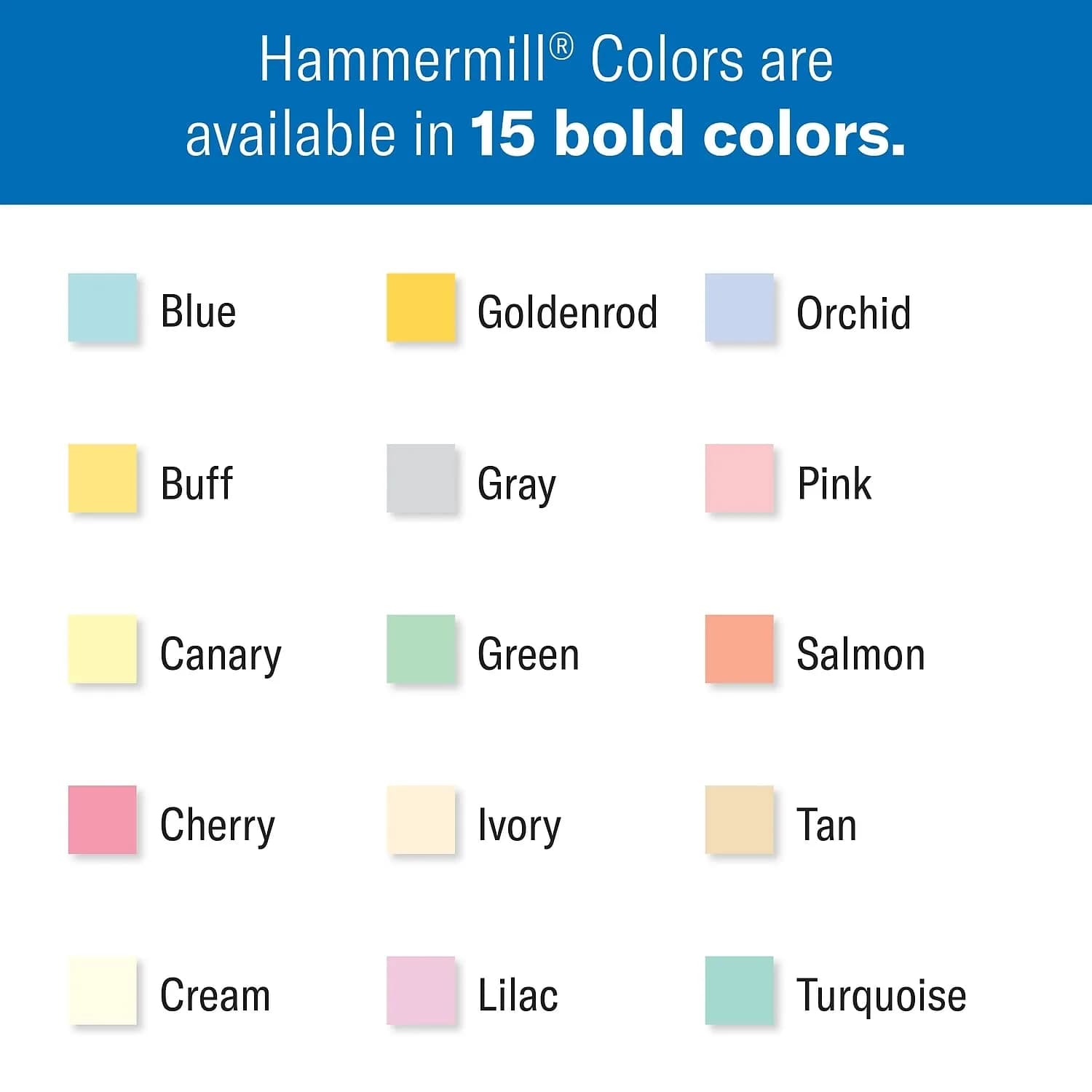 Hammermill Colored Paper, 20 lb Blue Legal Paper 21.59 cm x 35.56 cm (8.5 x 14 Inches) | Smooth Surface, 30% Recycled Fiber - view 7