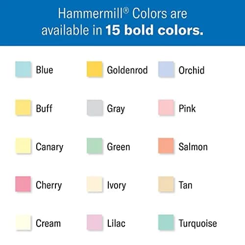 Hammermill Colored Paper, 20 lb Blue Legal Paper 21.59 cm x 35.56 cm (8.5 x 14 Inches) | Smooth Surface, 30% Recycled Fiber thumbnail 7