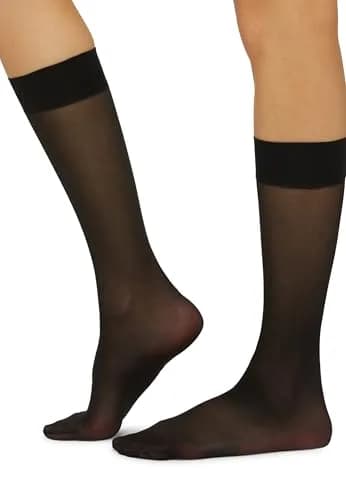 Wolford Satin Touch 20 Knee-Highs for Women Silky Sheer Socks with Elegant Sheen Comfortable Fit for All-Day Wear thumbnail 1