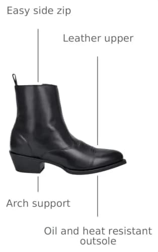 Laredo Fletcher Pointed Toe Pull On Western Boots 14X-Wide | Classic Ankle Cowboy Style thumbnail 3