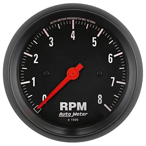 AUTO METER 2699 Z-Series in-Dash Electric Tachometer 3.375 in. | Rugged Air-Core Movement, 12V Compatible, Factory Look thumbnail 1
