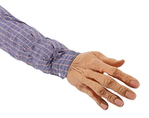 Empire Magic Joker Ghastly Severed Arm With Sleeve Halloween Decoration Prop, Beige (15.3cm L x 32.7cm H x 4.5cm W) thumbnail 1
