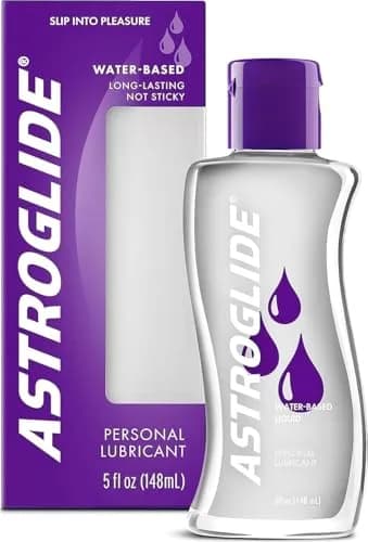 Astroglide Water-Based Liquid Personal Lubricant 148ml (5 Fl Oz) | Silky Smooth Glide for Intimacy thumbnail 1
