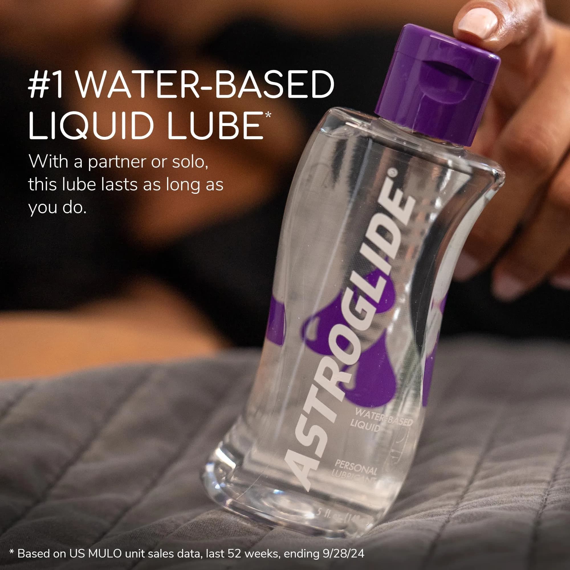Astroglide Water-Based Liquid Personal Lubricant 148ml (5 Fl Oz) | Silky Smooth Glide for Intimacy - view 2