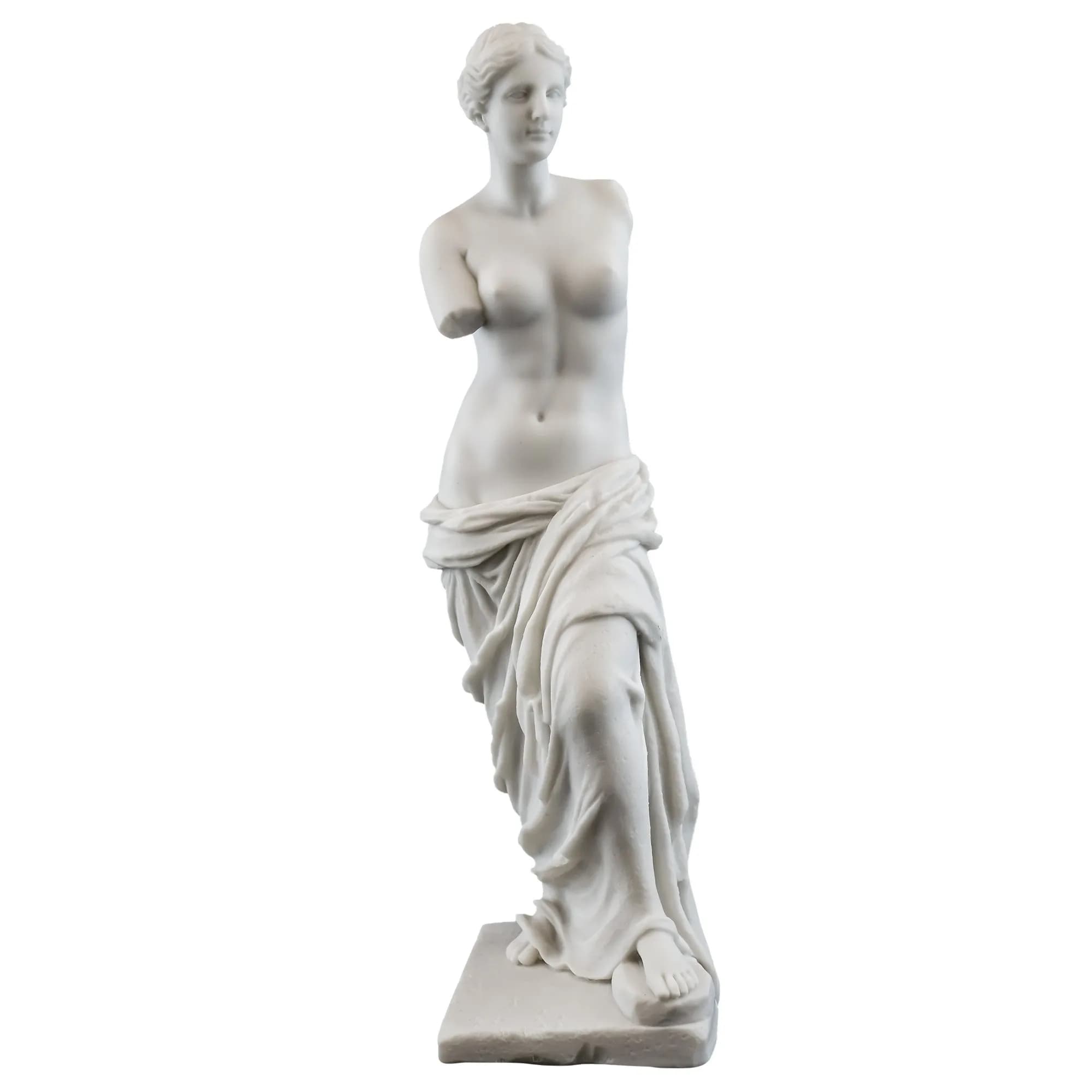 Top Collection Venus de Milo Replica Statue from The Louvre. 11-Inch Premium Cold Cast Marble. Museum-Grade Masterpiece Replica. — White