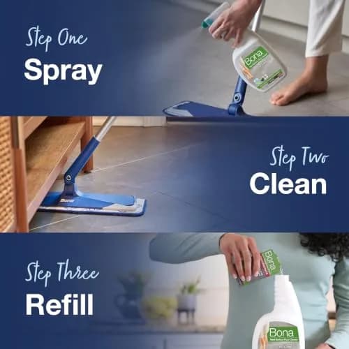 Bona Multi-Surface Floor Cleaner Spray 946ml (32 fl oz) | pH-Neutral, Residue-Free Formula for Tile, Stone, Laminate & Vinyl thumbnail 8