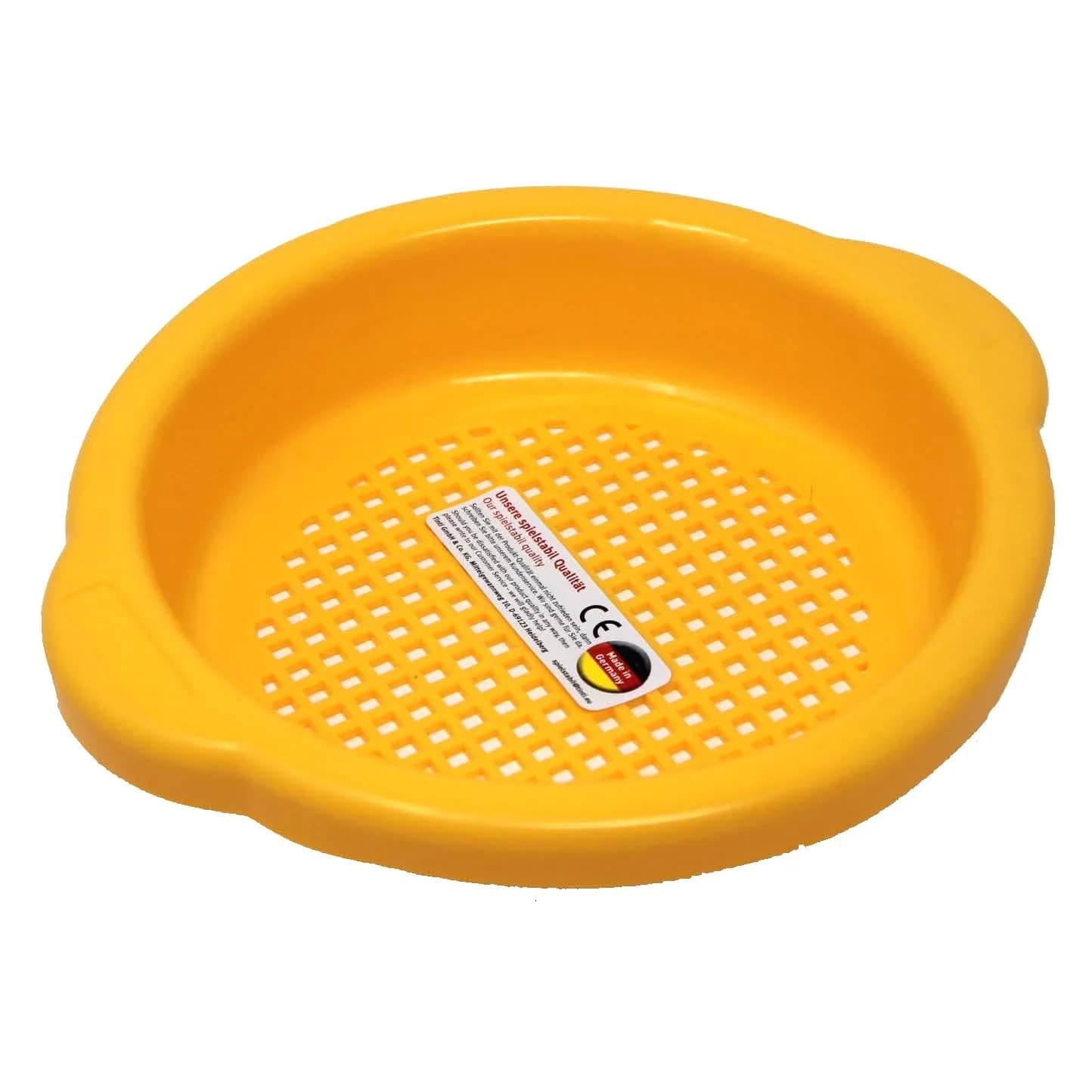 O SPIELSTABIL Beach Toy Small Sand Sieve | Heavy Duty Kids Sandbox Tool for Ages 1.5+