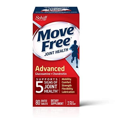 Move Free Triple Strength Glucosamine Chondroitin Hyaluronic Acid Joint Supplement 80 Count | Supports 5 Signs of Joint Health thumbnail 1