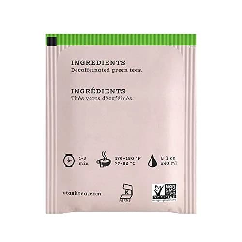 Stash Decaf Premium Green Tea 108 Bags | Naturally Decaffeinated, Smooth & Herbaceous (70-120 chars) thumbnail 2