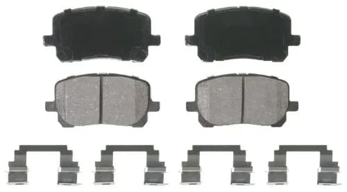 Wagner QS ZD923 Disc Brake Pad Set, Chamfered Edges for Smooth, Quiet Stops | Fits 2003–2008 Toyota Corolla thumbnail 1
