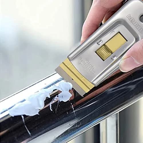 ALLWAY GS Safety Glass Scraper with 5 Blades | Removes Paint, Stickers & Adhesives from Hard Surfaces thumbnail 6