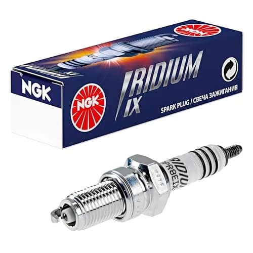 NGK DPR8EIX-9 Iridium IX Spark Plug 12mm (0.47 in) | Extreme Ignitability for Performance Engines thumbnail 1