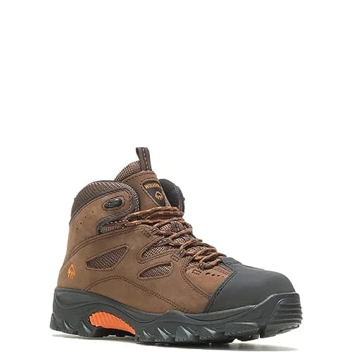 Wolverine Mens Hudson Steel Toe Mid Industrial & Construction Boots 7 X-Wide | Durable Work Footwear for Men thumbnail 2