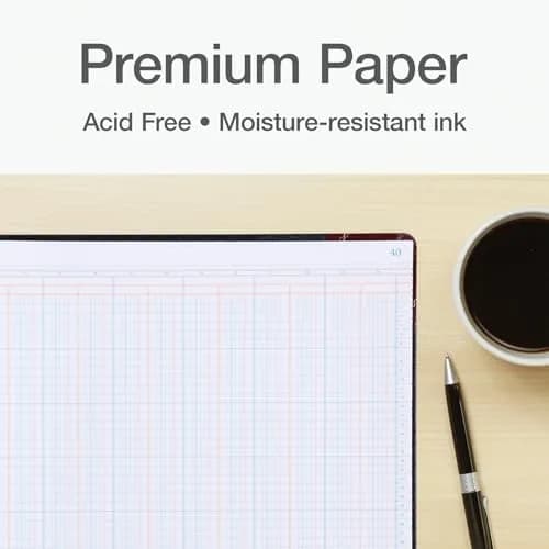 Boorum & Pease Columnar Book, 24 Columns, 12-7/8" x 15-1/8" | Large Business & Personal Ledger thumbnail 6