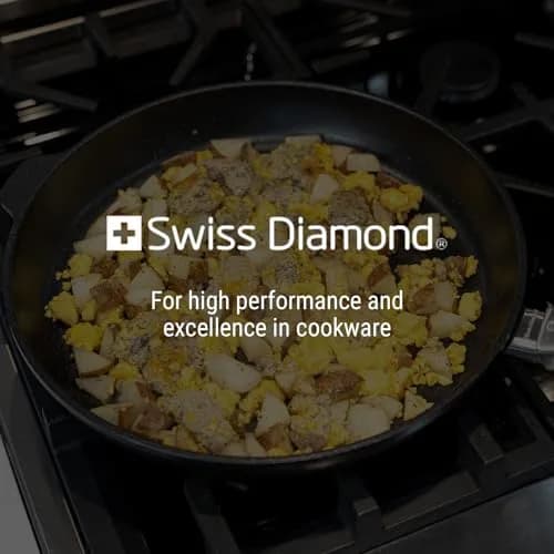 Swiss Diamond 12.5 Inch Saute_Fry_Pan Grey | Diamond Reinforced Nonstick Aluminum Skillet thumbnail 7