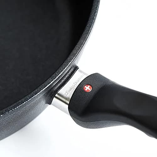 Swiss Diamond 12.5 Inch Saute_Fry_Pan Grey | Diamond Reinforced Nonstick Aluminum Skillet thumbnail 3