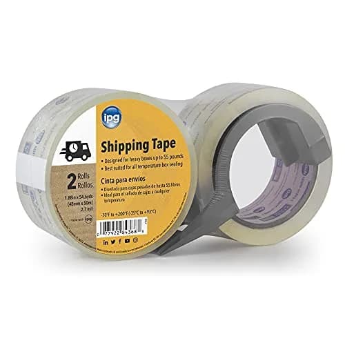 Intertape Polymer Group Clear Shipping Tape 1.88" x 54.6 yd | Heavy-Duty Box Sealing, All-Temperature Performance thumbnail 1
