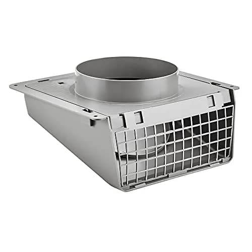 Lambro 351G/351GR 6-Inch Plastic Wall Cap with Damper | Gray, Spring Controlled, USA-Sourced thumbnail 4