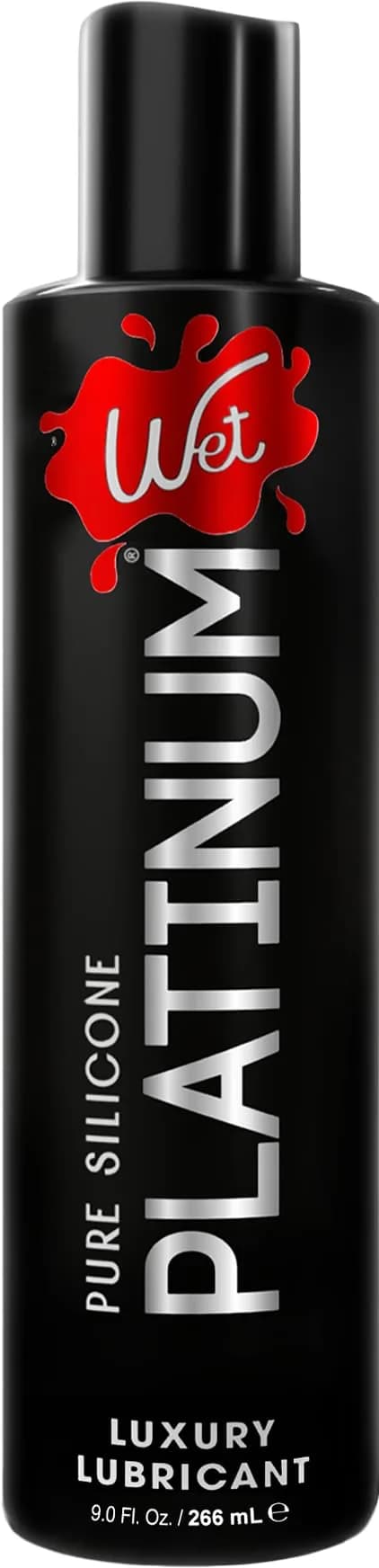 Wet Platinum Silicone Lube 265ml (8.9 Fl Oz) | Long-Lasting Glide for Intimate Moments - main product image