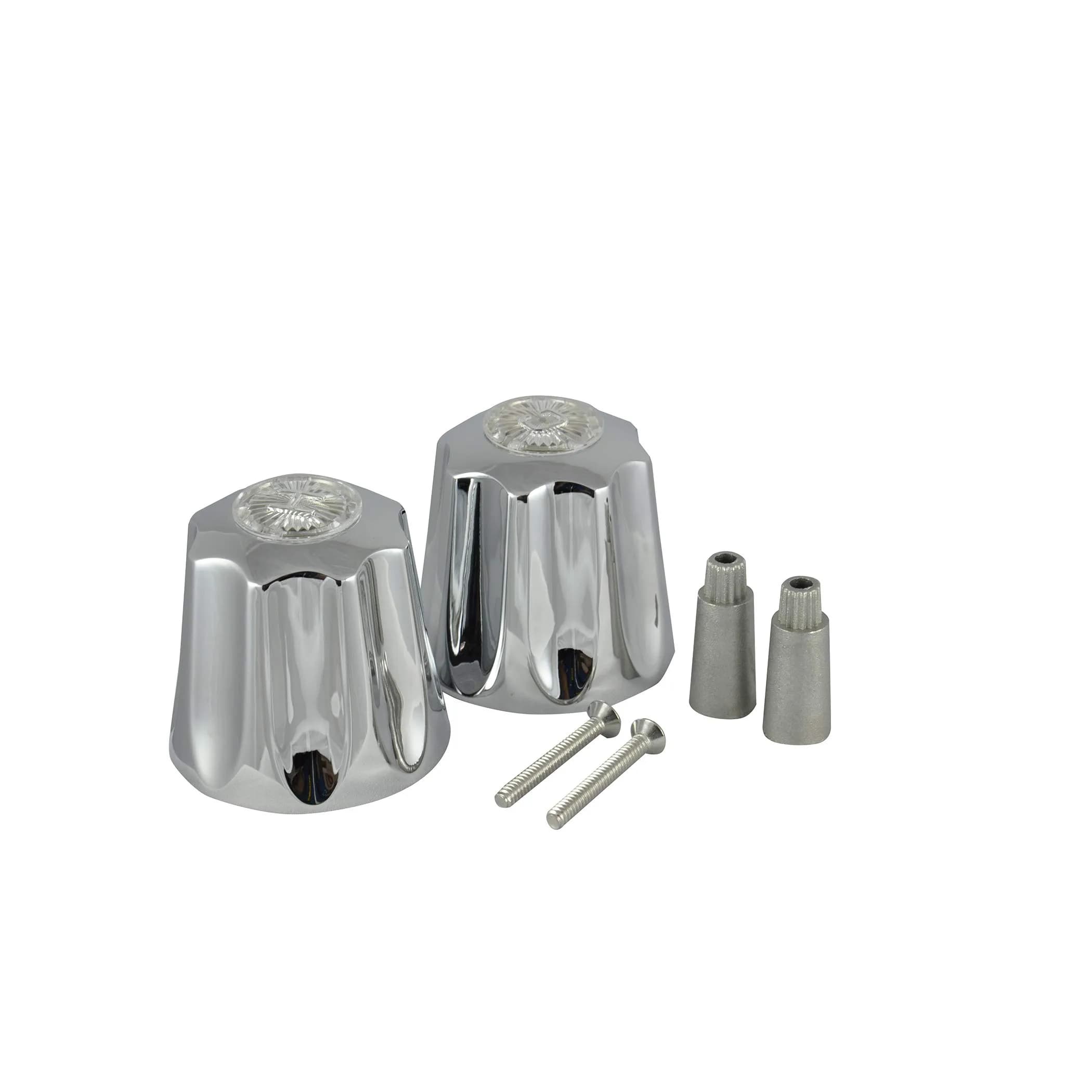 Danco Gerber Tub and Shower Handle 2-3/8 in. Diameter x 2-1/2 in. Tall Chrome | Fits Short & Long Stems — Chrome