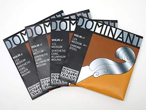 Thomastik-Infeld Dominant Violin Strings Medium Tension Set (Aluminum Wound A & D, Silver Wound G) | Synthetic Core thumbnail 2