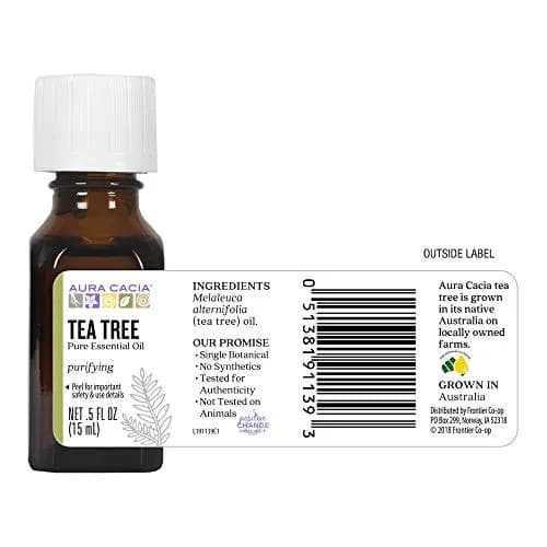 Aura Cacia Tea Tree Essential Oil 15 ml | Pure, GC/MS Tested for Purity, Australian Melaleuca alternifolia thumbnail 5