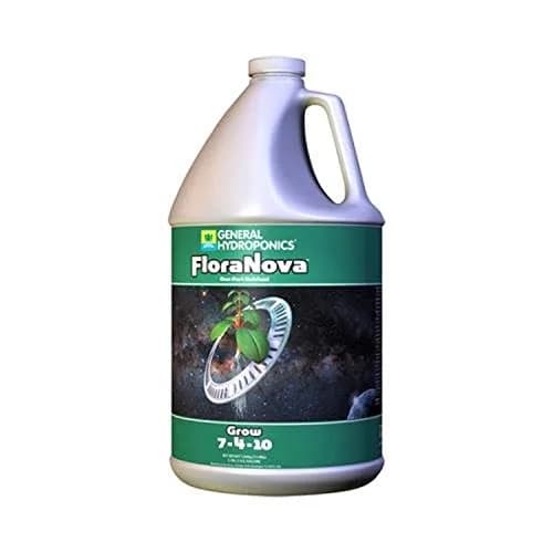 General Hydroponics FloraNova Grow Liquid Fertilizer 16 oz | Supports Rapid Plant Growth — 1 gal / FloraNova Grow