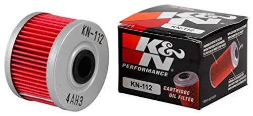 K&N Motorcycle Oil Filter: High Performance, Premium, KN-112 | Synthetic, Up to 20,000 Miles thumbnail 1