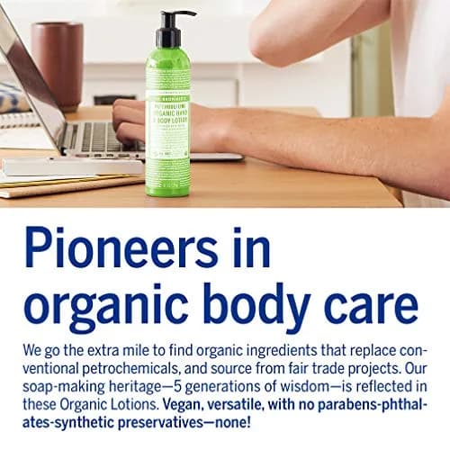 Dr. Bronner's Organic Lotion Patchouli Lime 236ml (8 Fl Oz) | USDA Organic & Fair Trade Ingredients thumbnail 4