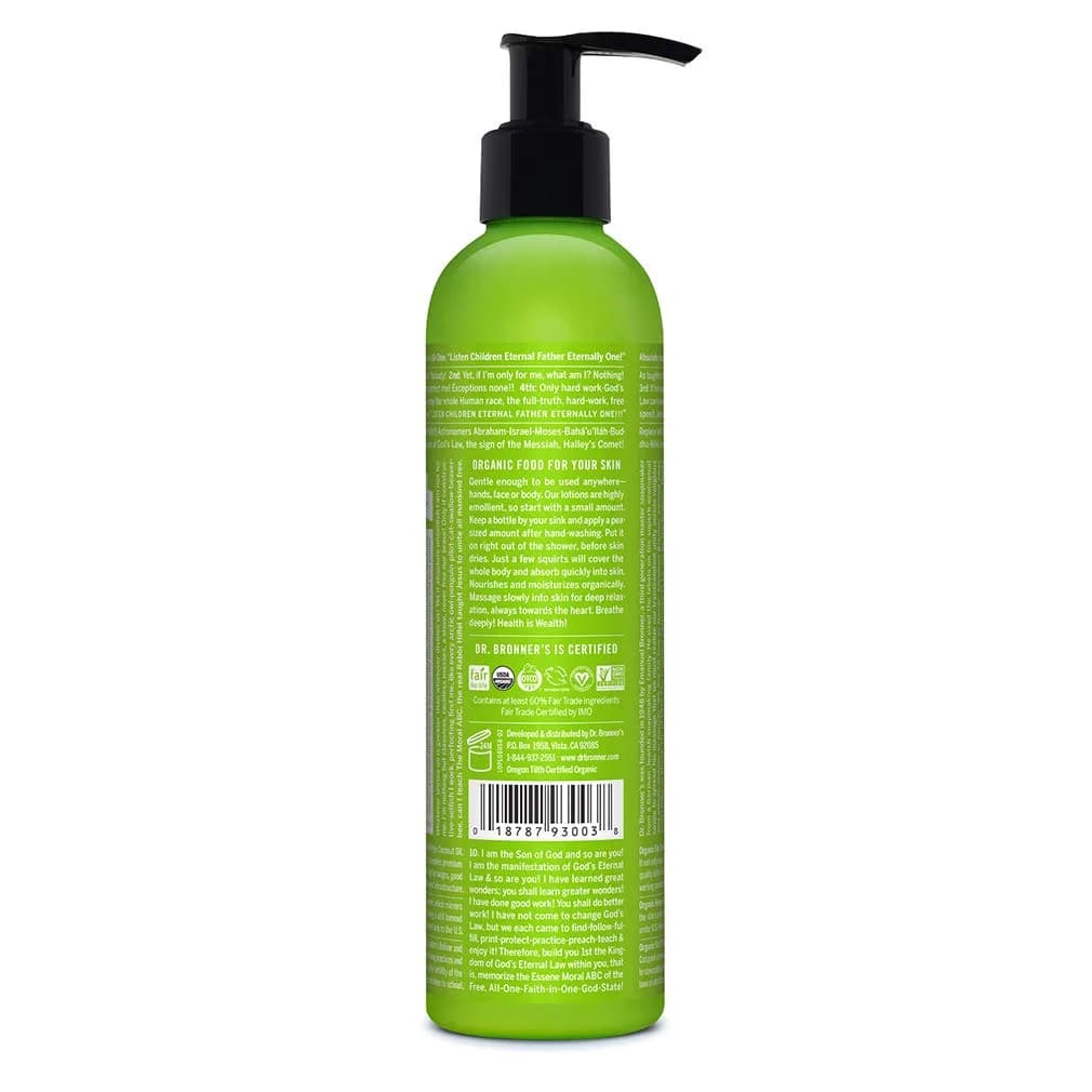 Dr. Bronner's Organic Lotion Patchouli Lime 236ml (8 Fl Oz) | USDA Organic & Fair Trade Ingredients - view 2