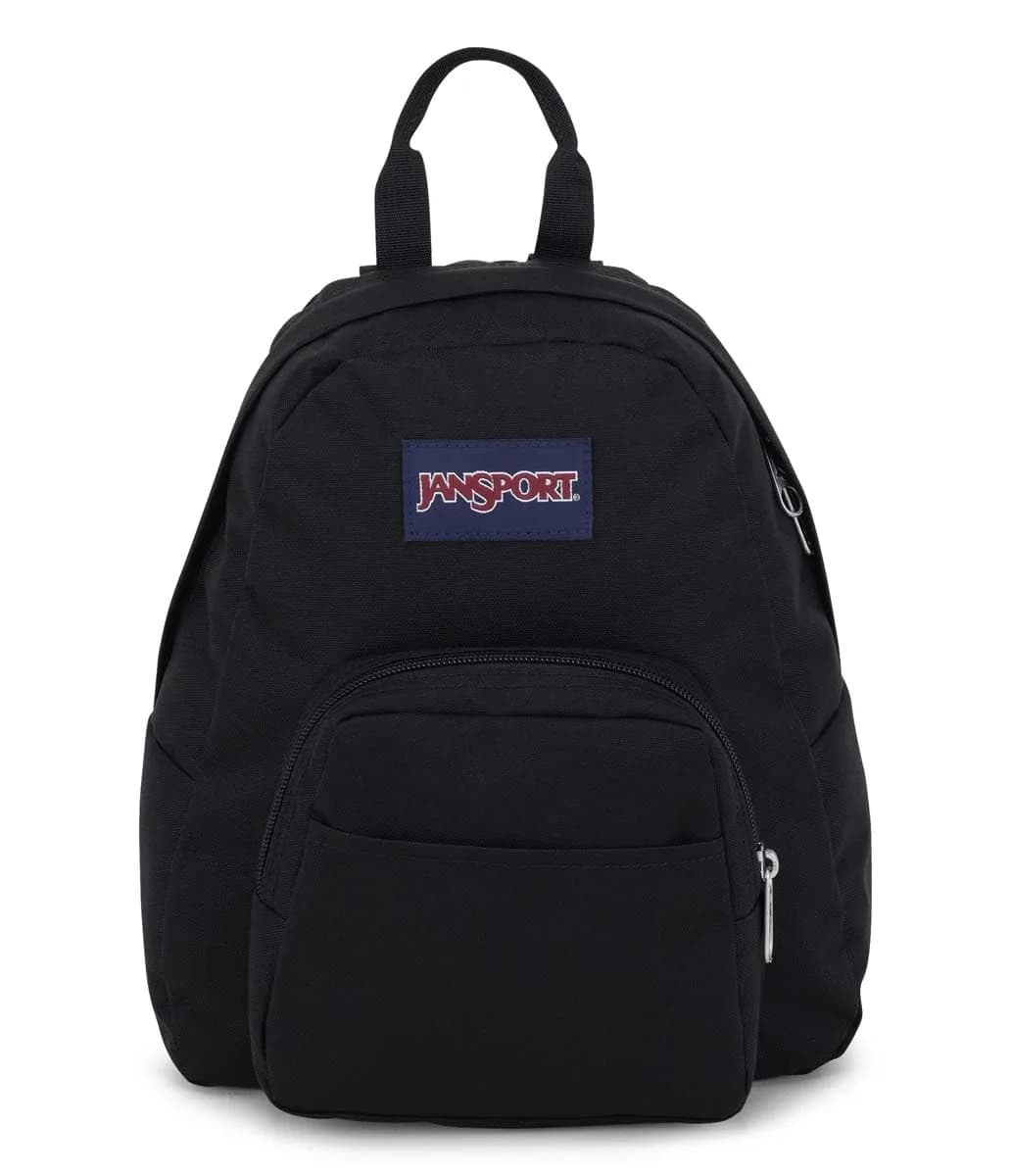 JanSport Half Pint Mini Backpack 10.2 L | Durable Black Bag with Adjustable Straps - main product image