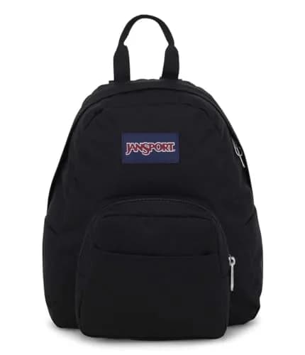 JanSport Half Pint Mini Backpack 10.2 L | Durable Black Bag with Adjustable Straps thumbnail 1