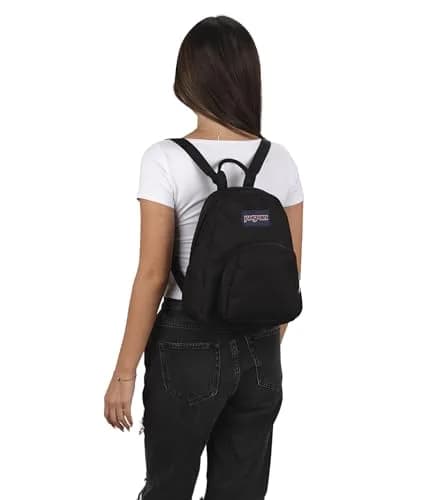 JanSport Half Pint Mini Backpack 10.2 L | Durable Black Bag with Adjustable Straps thumbnail 5