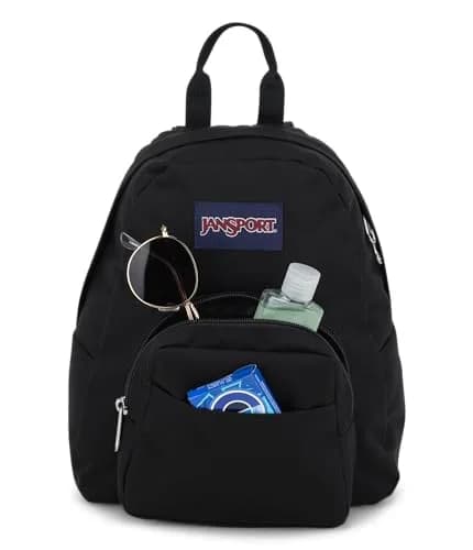 JanSport Half Pint Mini Backpack 10.2 L | Durable Black Bag with Adjustable Straps thumbnail 3