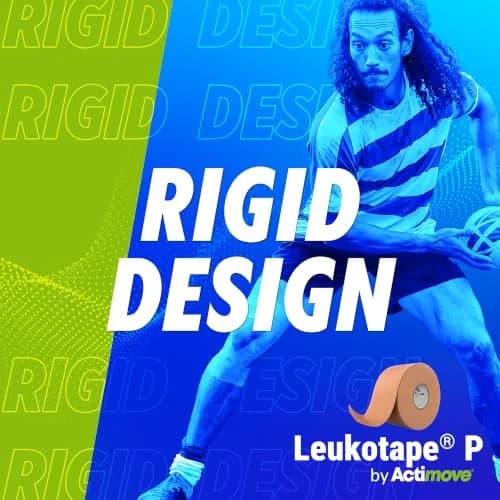 Leukotape P Adhesive Strapping Tape 3.8cm x 13.7m (1.5 in x 15 yds) | Rigid Support for Sports Injuries thumbnail 3