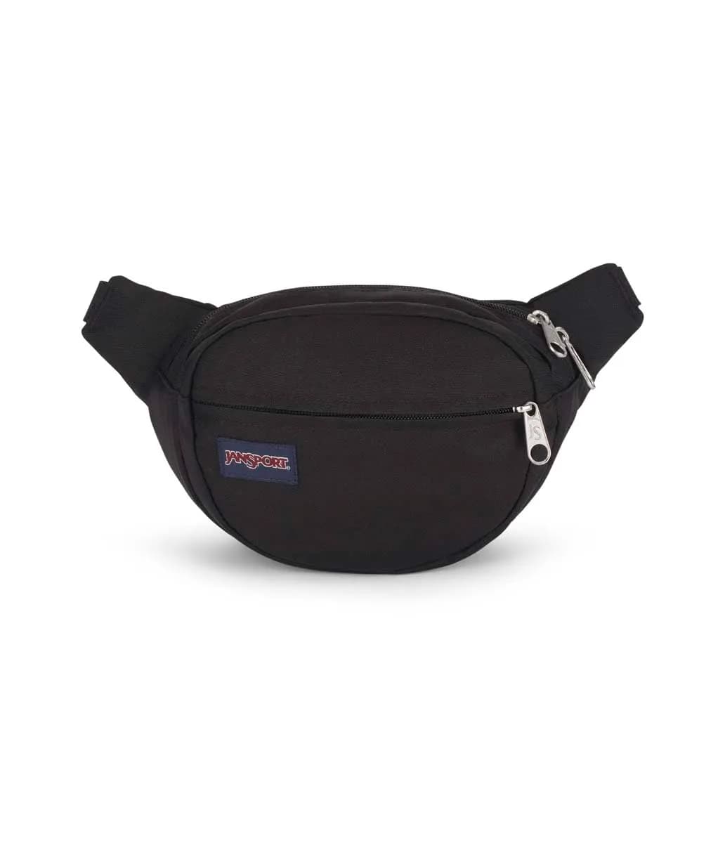 JanSport Fifth Avenue Fanny Pack Crossbody Bags for Women, Men - Stylish, Durable Waist Bag with Adjustable Belt, Main Zippered Pocket, Quick Stash Pocket, Travel Essentials, Black - main product image