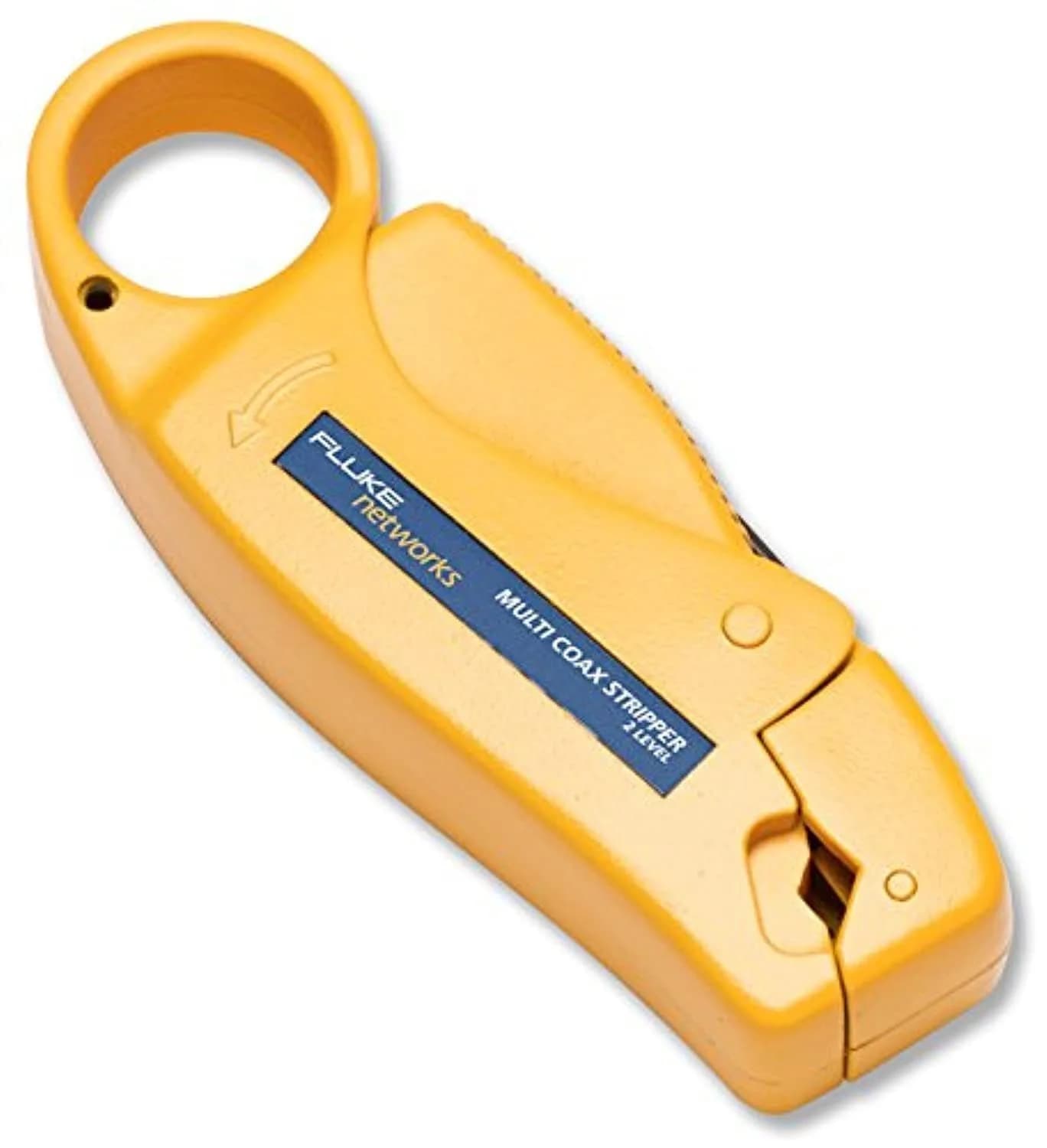 Fluke Networks Coax Cable Stripper 2 & 3 Level RG58/59 | Effortless & Adjustable (70-120 chars) — 2 and 3 Level Coax Cable Stripper (RG58/59)