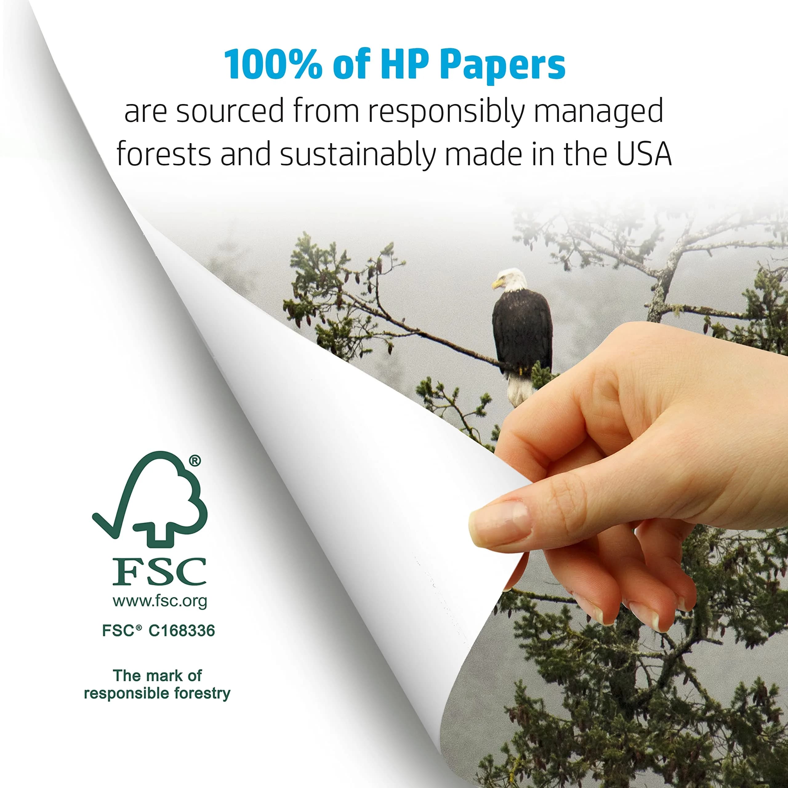 HP Papers All-In-One 22 lb 8.5x11 Inch Paper | 2500 Sheets (5 Reams) | 96 Bright - view 6