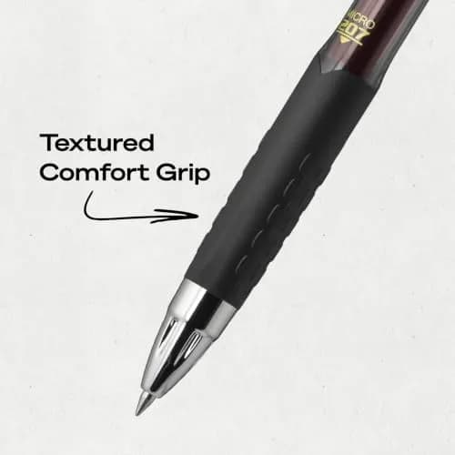 Uni-Ball 207 Gel Pens, Red Ink, 0.5mm Micro Point, Retractable, 12 Count | Precise, Water-Resistant Writing thumbnail 4