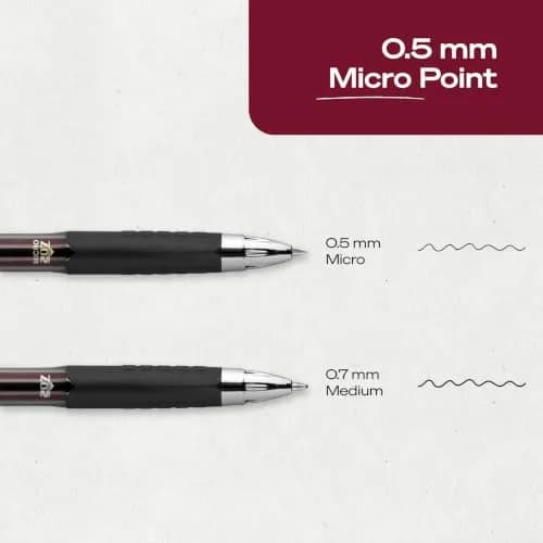 Uni-Ball 207 Gel Pens, Red Ink, 0.5mm Micro Point, Retractable, 12 Count | Precise, Water-Resistant Writing thumbnail 5