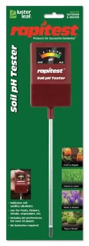 Luster Leaf Soil pH Tester for testing soil pH quickly and accurately | No batteries required thumbnail 1