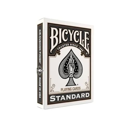 Bicycle Black Playing Cards Standard Index Poker Size Classic Deck | Made in USA thumbnail 1
