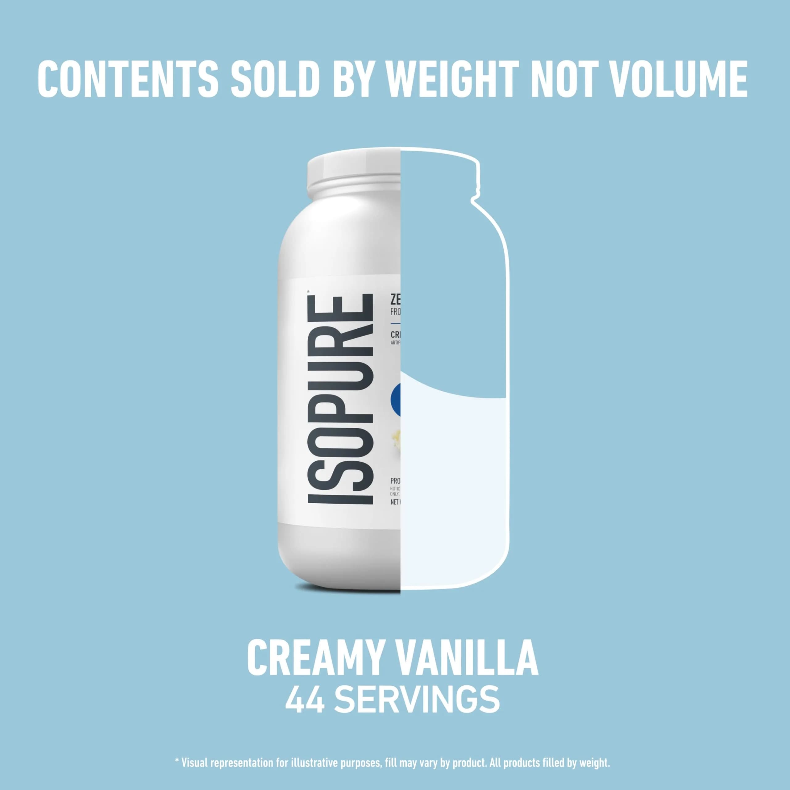 Isopure Zero Carb Whey Protein Isolate Powder Creamy Vanilla 3lb 25g Protein 0g Sugar | Pure Muscle Fuel - view 8