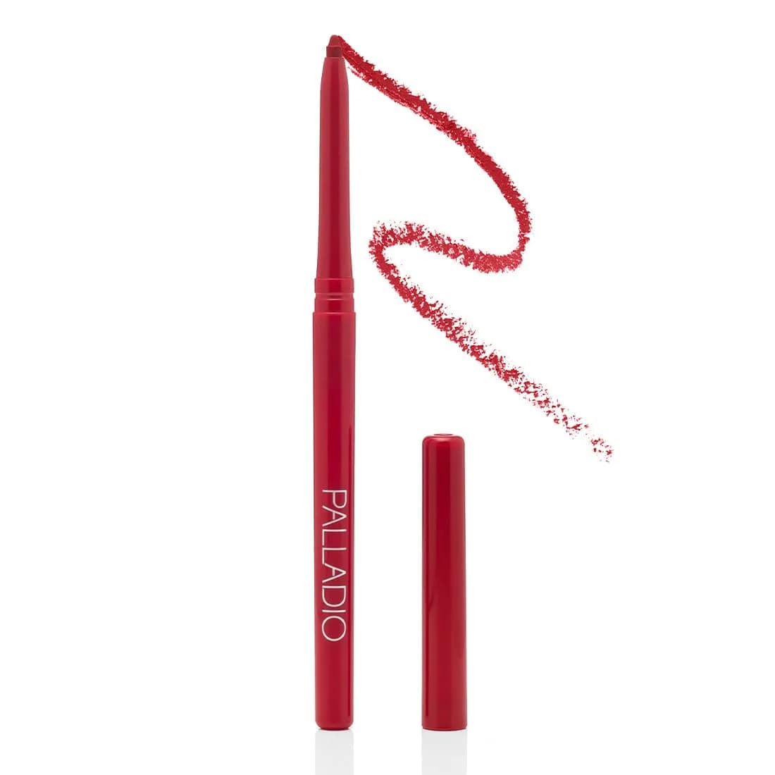 Palladio Retractable Waterproof Lip Liner Black Berry | Long-Lasting, Smudge-Proof, Cruelty-Free — Red Rose