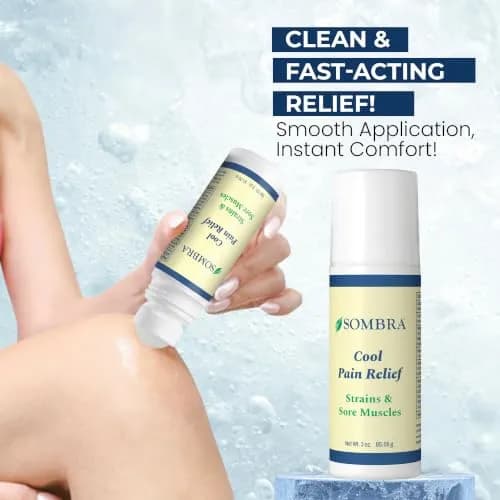 Sombra Cool Pain Relief 3 oz Roll-On for Sore Muscles & Muscle Recovery | Instant Cooling Relief for Active Lifestyles thumbnail 6