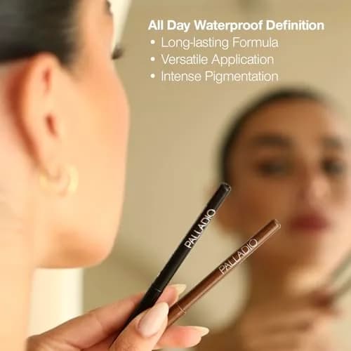 Palladio Retractable Waterproof Eyeliner 1 Count | Smudge Proof Long Lasting Application thumbnail 7