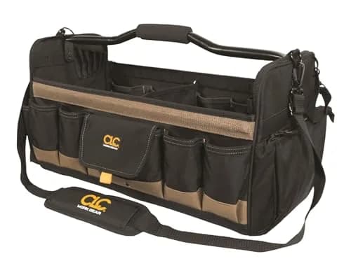 Custom Leathercraft WORK GEAR 1579 20 Inch Tool Box | 27 Pockets, Soft Sided, Open Top thumbnail 1